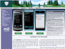 Tablet Screenshot of mobile.milincorporated.com